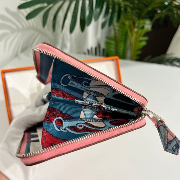 Hermés Pink Silk'In Classique Long Wallet - Picture 10 of 12